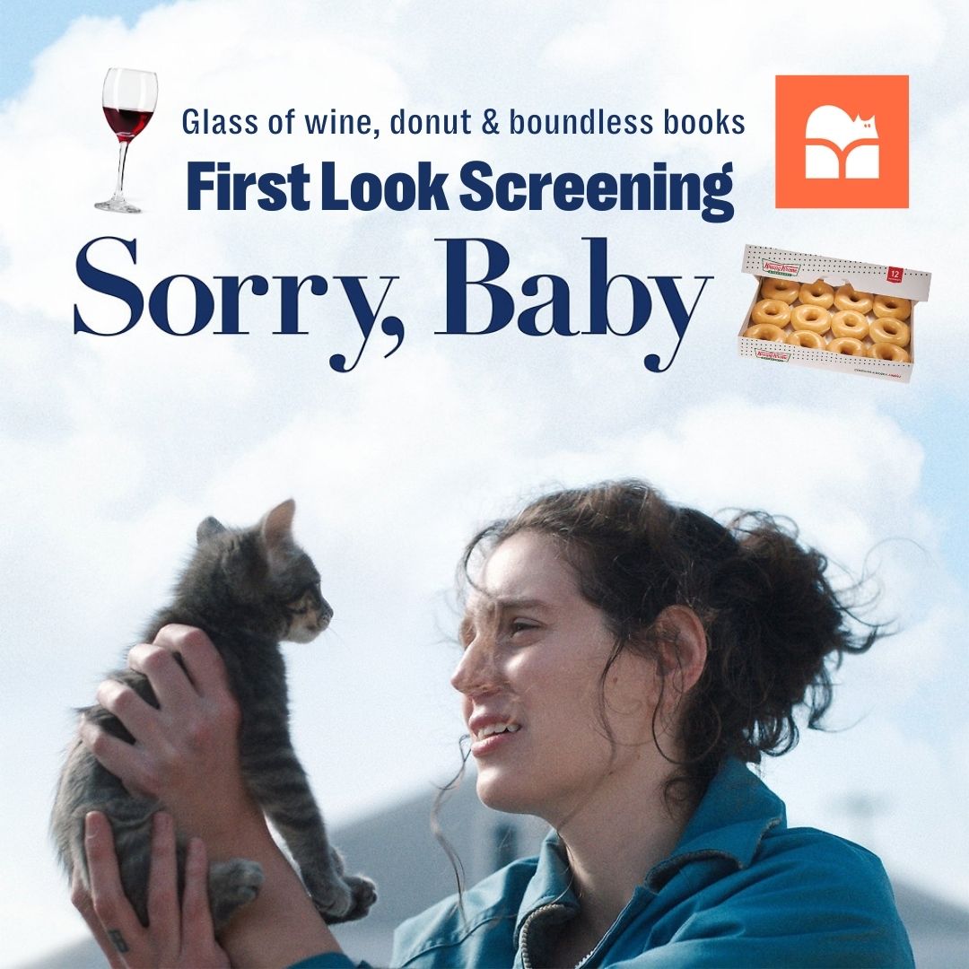 Sorry, Baby first look screening event - with wine, donuts and a pop-up bookstore